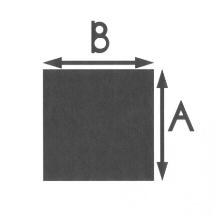 RVS koker massief - schema